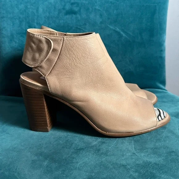 Steve Madden Nonstp Beige Leather Shootie - Size 7.5 - Picture 6 of 8